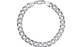 Italian Curb Cuban Link Chain Bracelet for Men